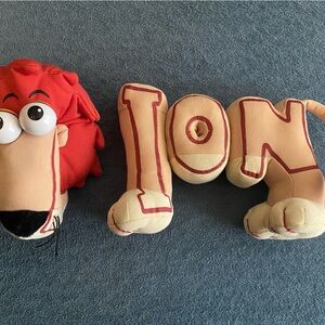 PBS Word World RARE Lion Shaped Stuffed Animal Toy